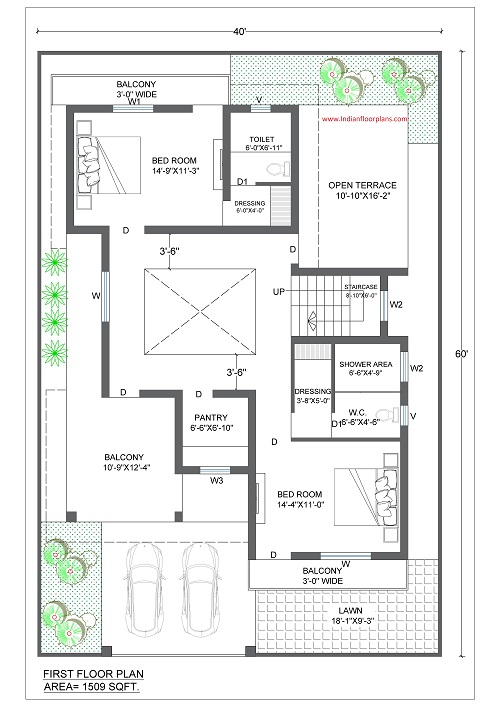 40×60 House Plan