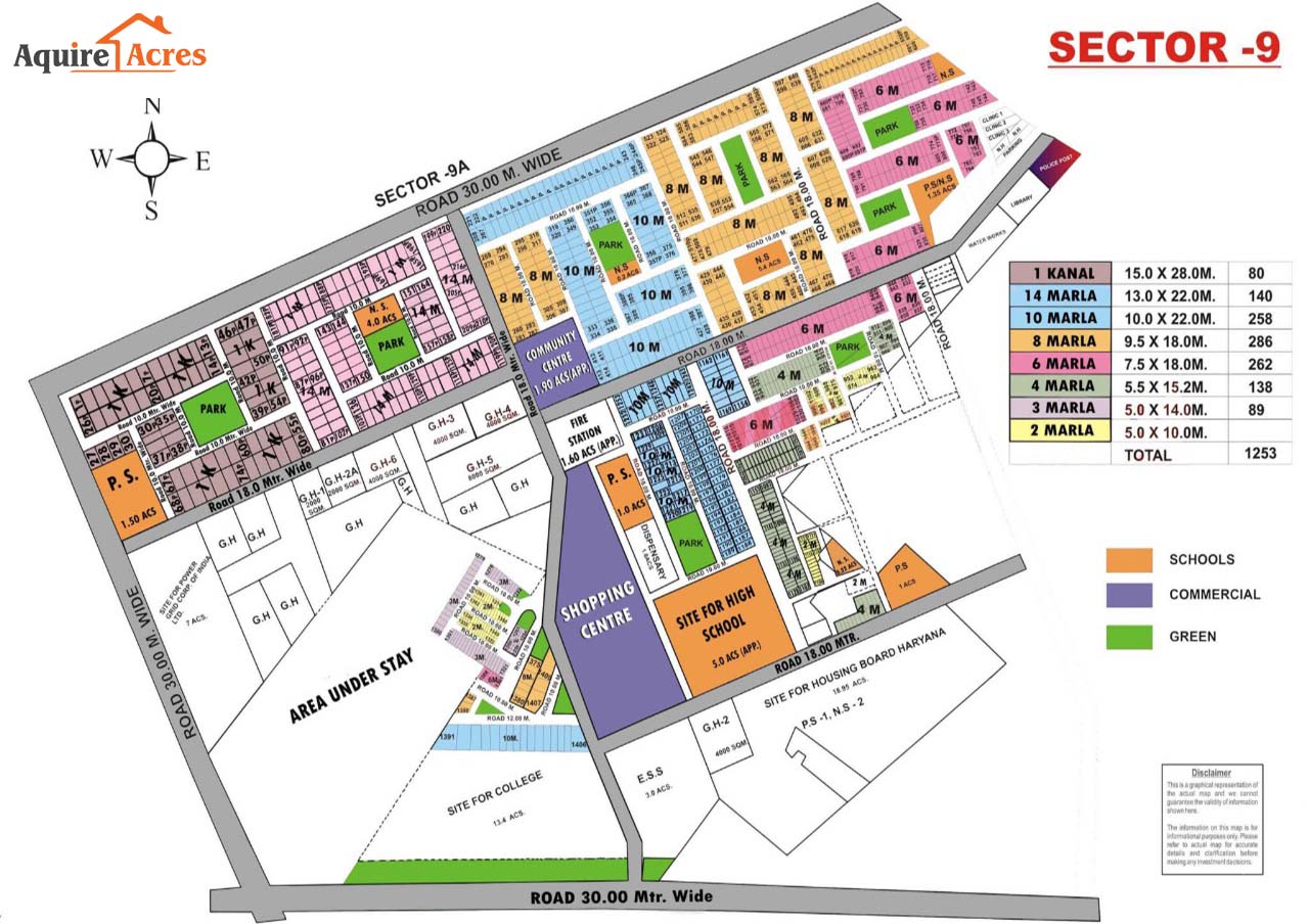 Gurgaon SECTOR 9 map