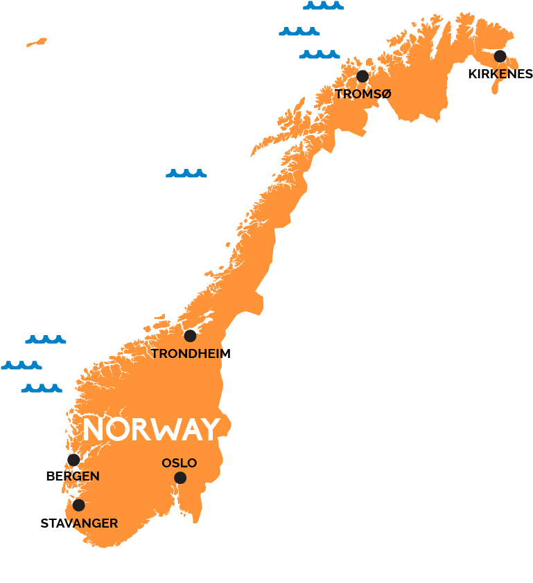 Oslo Norway Map