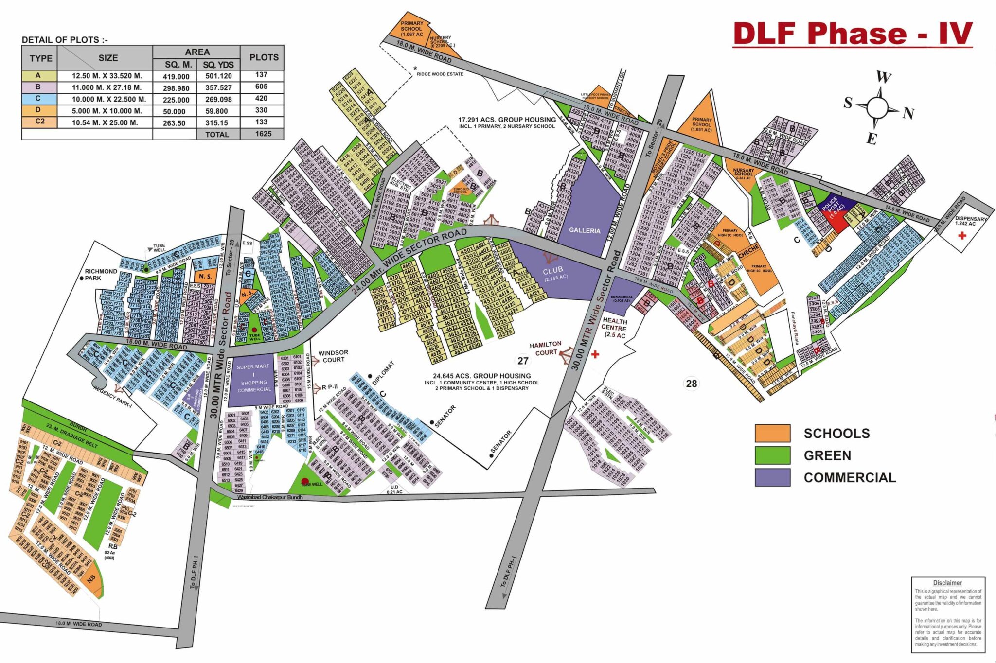 Gurgaon DLF PHASE 4 Map
