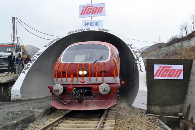 Pir Panjal Longest Railway Tunnel