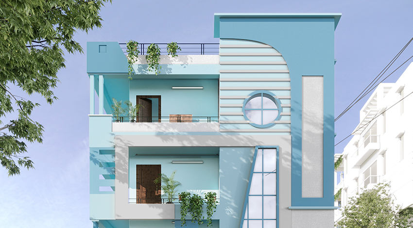Elegant Exterior Home Design Idea