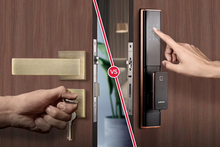 Electronic locks are not suitable for all types of doors