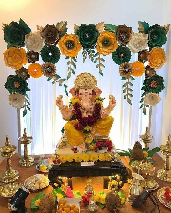 Ganpati Decoration Ideas 5