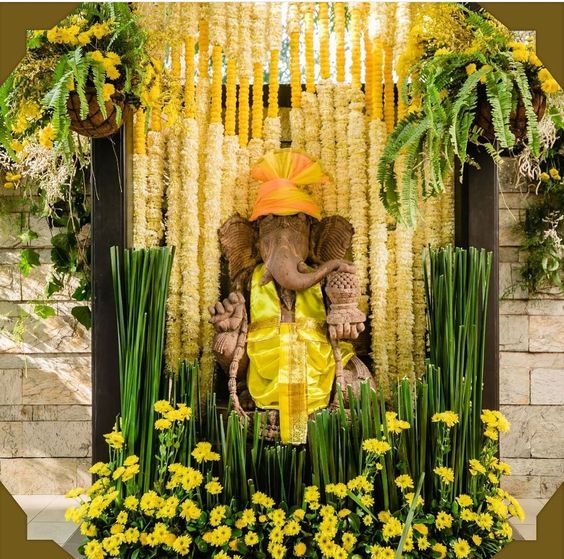 Ganpati Decoration Ideas 5