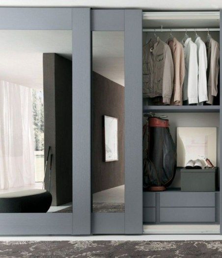 Mirrored Wardrobe Design