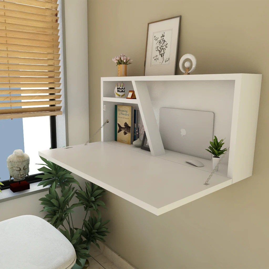 Wall-Mounted Computer Table