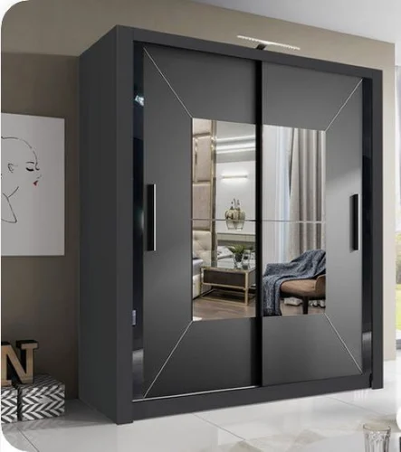 Wardrobe with Sliding Mirror