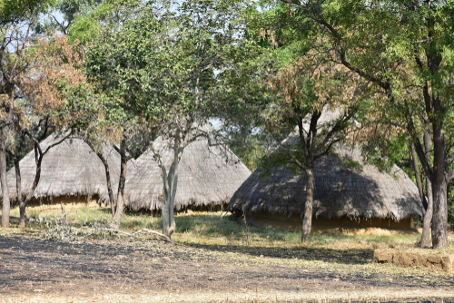 Kutcha House and Pucca House