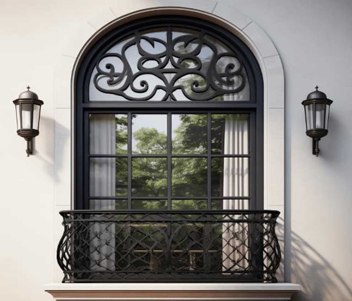 Simple Modern Window Grill Design 