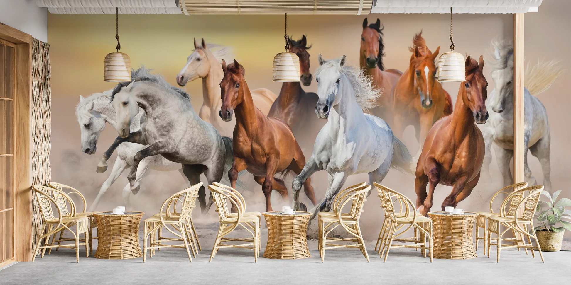Elegant Horse Wallpaper Design Ideas for Vibrant and Modern Interiors