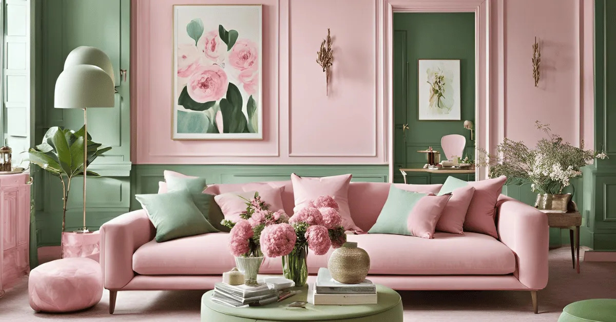 pink-color-combinations-for-wall