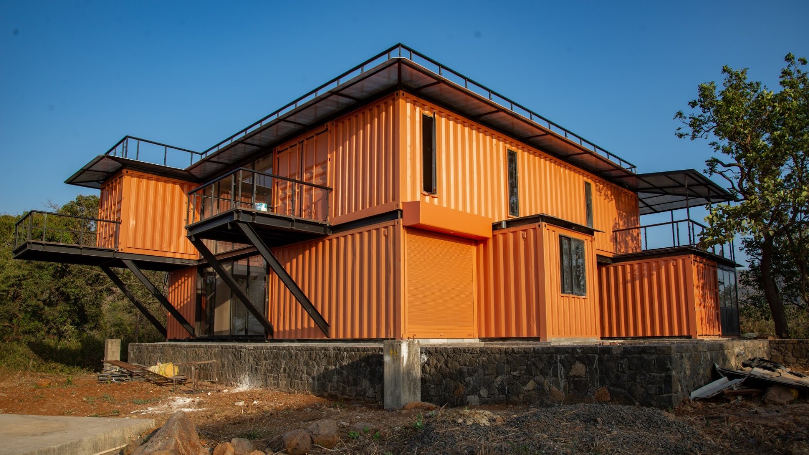 Low-Cost Sustainable Home: Mumbai Family Reuses Shipping Containers To