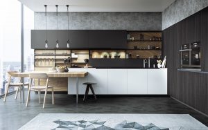 Monochrome kitchen design