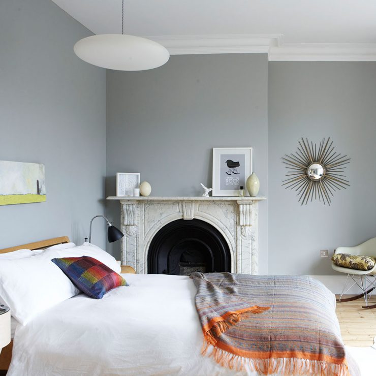 Grey color living space