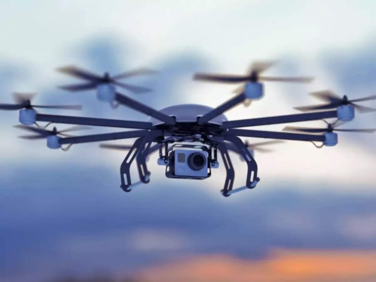 Drone survey in Aravali hills