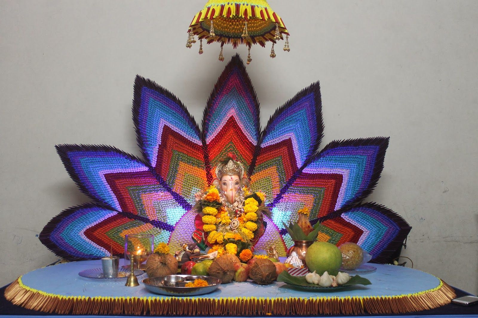 Eco-friendly Ganesh pooja at home