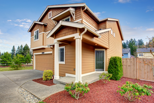  Tan Brown Exterior Walls