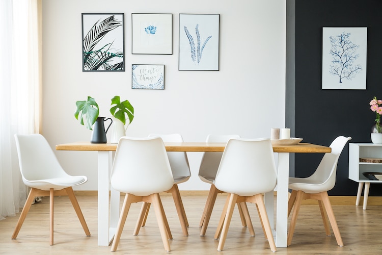 Timeless White Wooden Dining Sets 