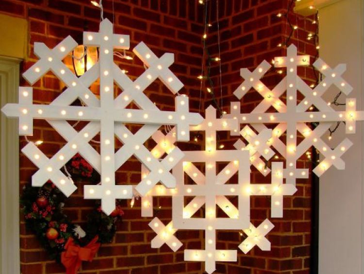 #3: Snowflake Decorations