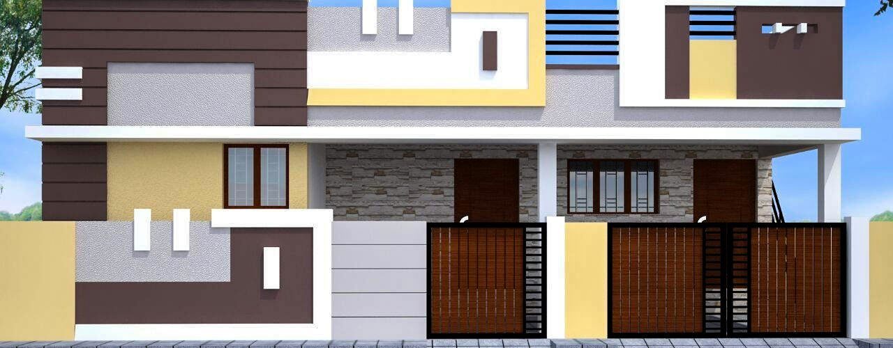 8 best normal house front elevation designs in Indian style