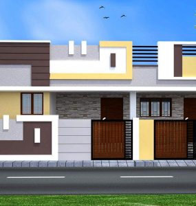 8 best normal house front elevation designs in Indian style