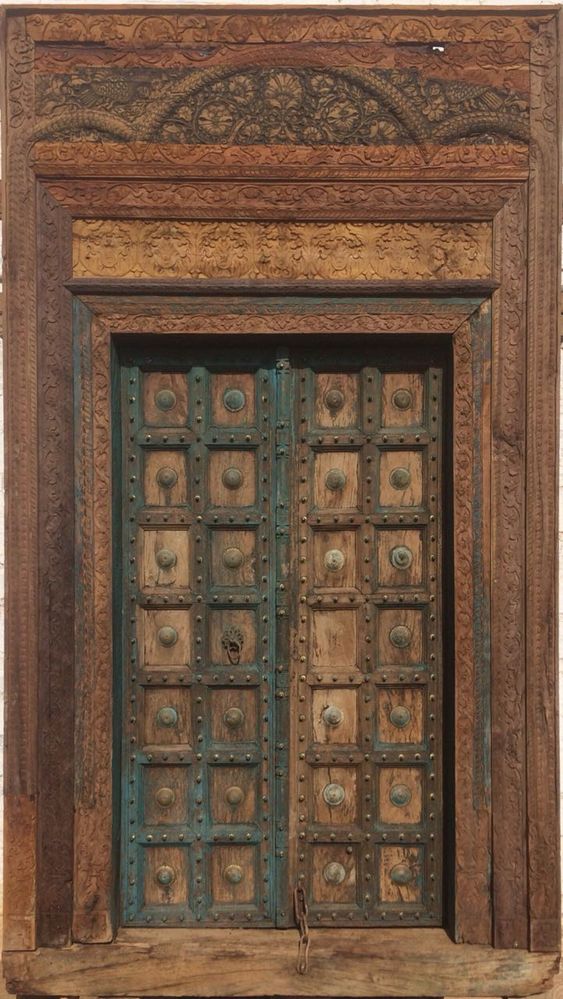 Antique Rajasthani Main Door Design 