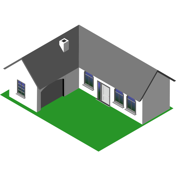 L-shaped 10 lakh budget house plans