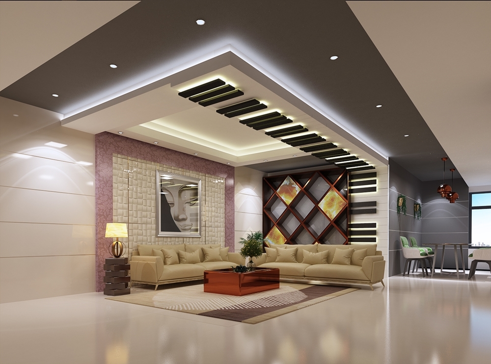 Multi-Layered POP False Ceiling Design