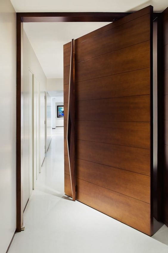 Solid Wood Main Door Design
