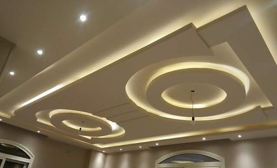 Traditional POP False Ceiling Design For Hall