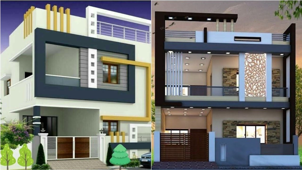 Ultra Modern normal house front elevation designs