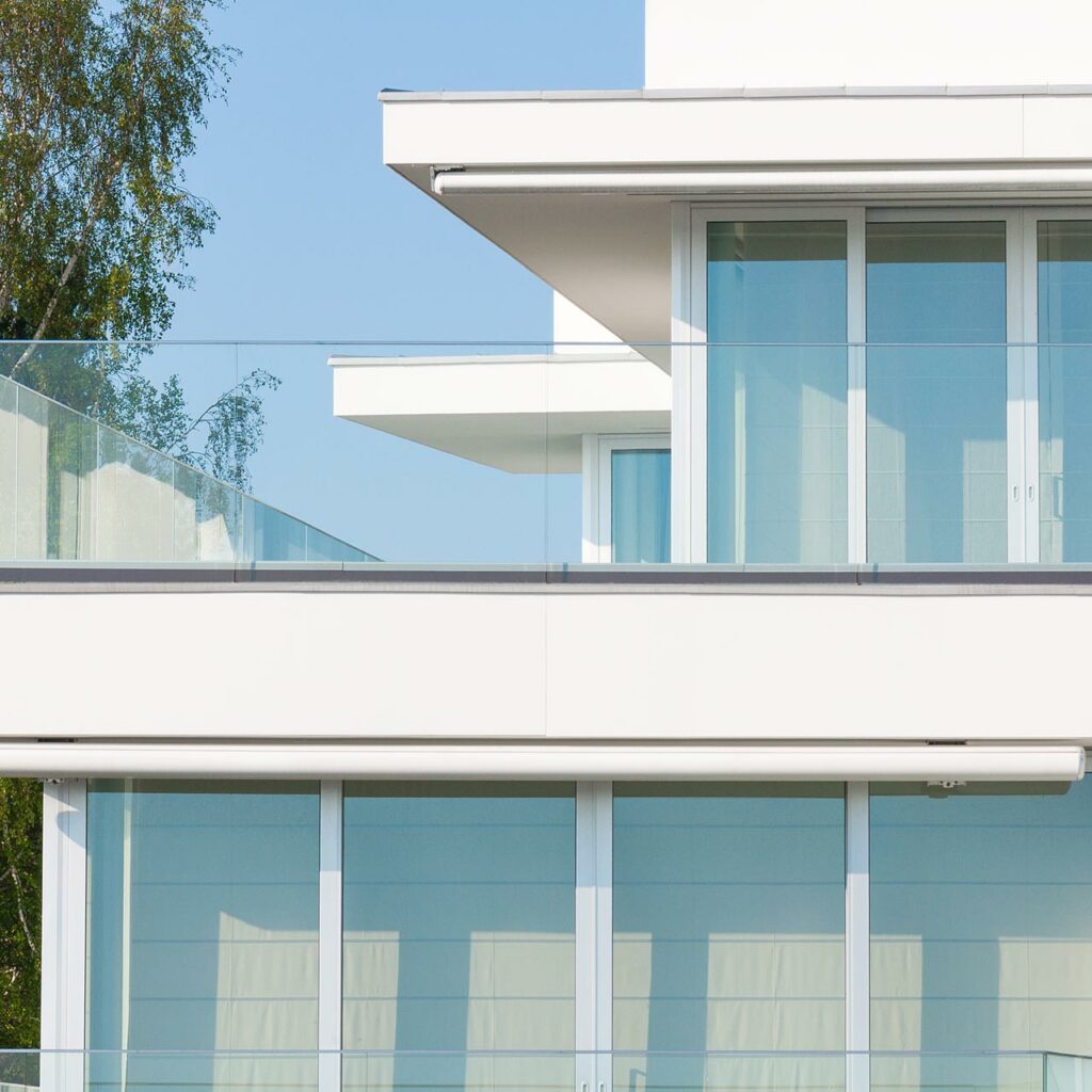 glass railing design for balcony