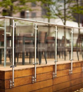 glass railing design for balcony