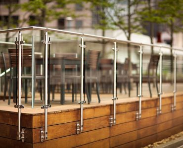 glass railing design for balcony