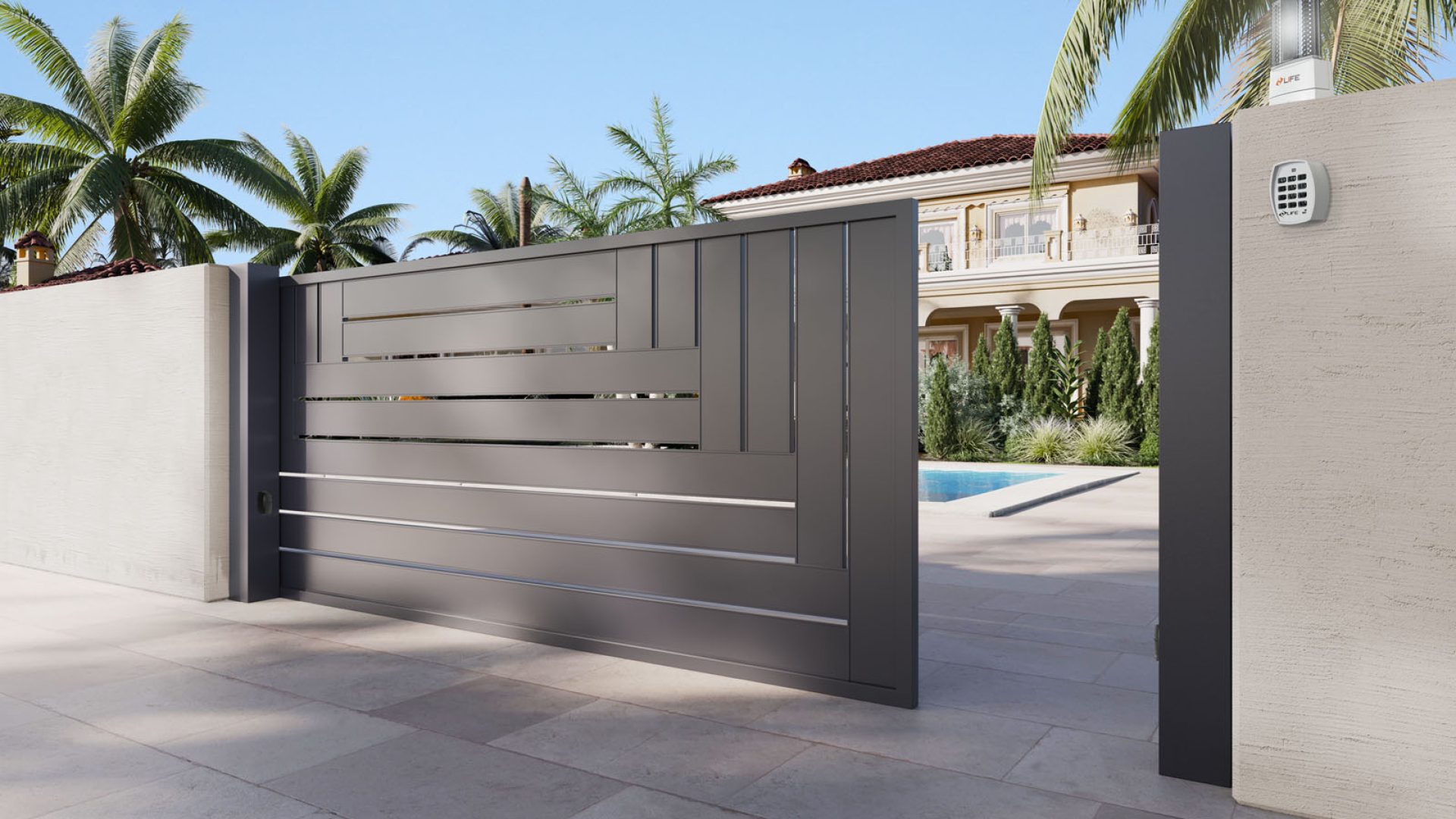 Sliding gates offer several advantages over traditional swing gates. 