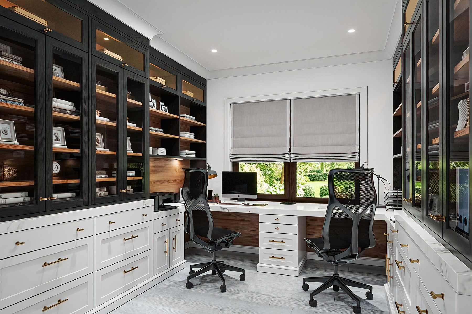 Efficient storage solutions are essential for maintaining a clutter-free and well-organized workspace.