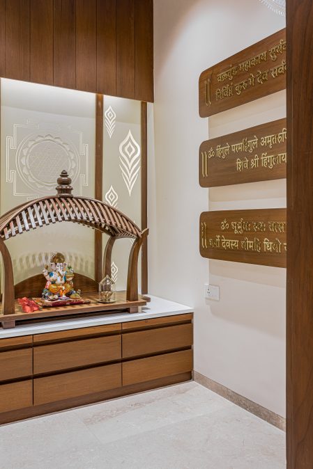 Small Pooja Room Designs in Apartments