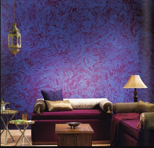 Royal Texture Paint Design for Hall