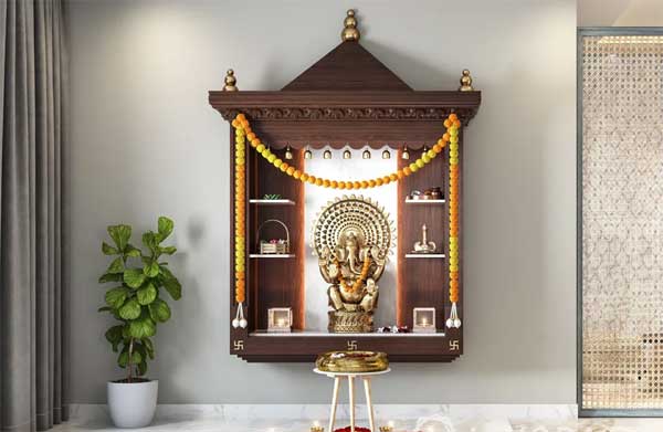 wooden mandir designs