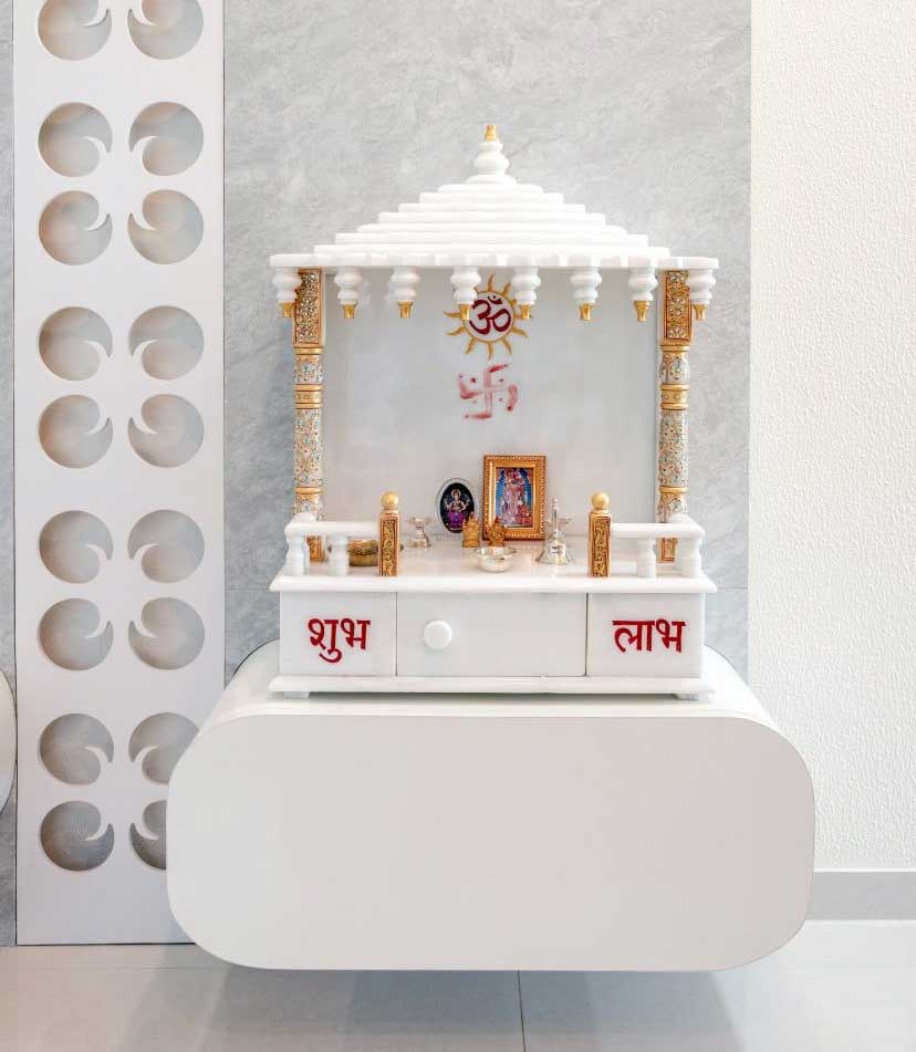 Marble Pooja Room Designs