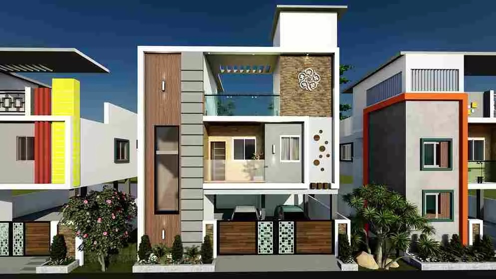 normal house front elevation designs