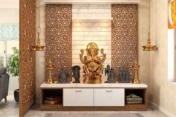 wooden mandir designs