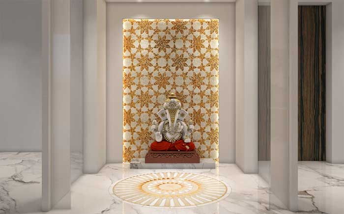 .Marble Pooja Room Designs
