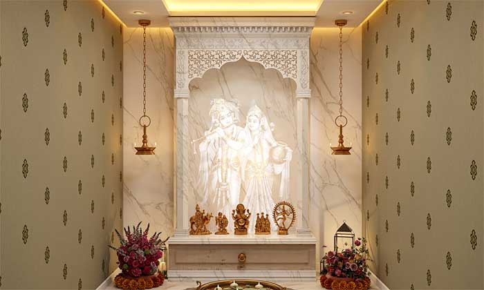 Marble Pooja Room Designs