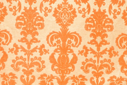 Orange Two Colour Combination for Bedroom Walls