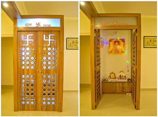 modern pooja room door designs 