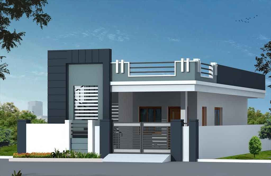 House Front Design Indian Style