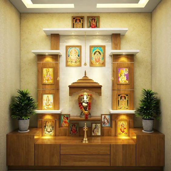 pooja mandir for home
